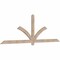 Ekena Millwork Redmond Smooth Timber Gable Bracket, Douglas Fir, 96"W x 32"H x 1 1/2"D x 3 1/2"F, 8/12 Pitch GBW096X32X0204RED00SDF - alternate 5